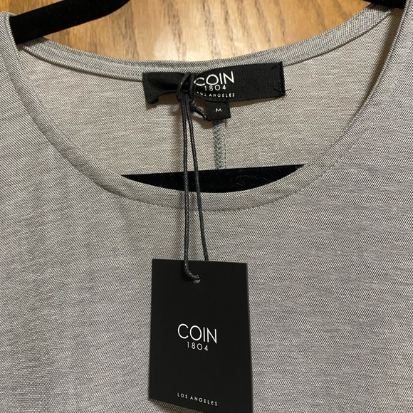 COIN 1804 GREY DRESS WITH POCKETS - SIZE M - NWT - Picture 2 of 9